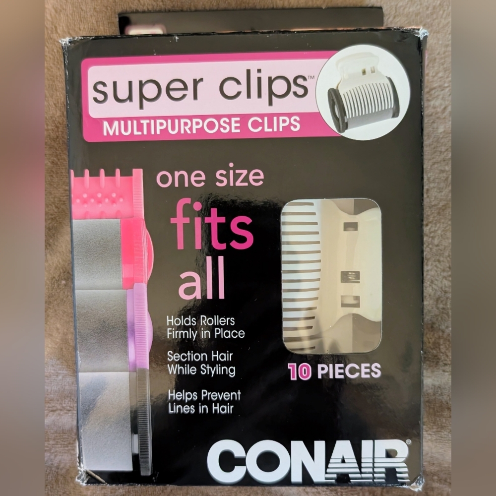 Conair Super Clips Multipurpose Hair Clips